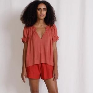 Apiece Apart short sleeve blouse